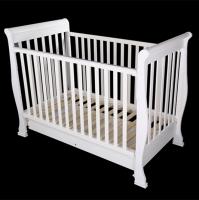 High quality solid wooden baby bed